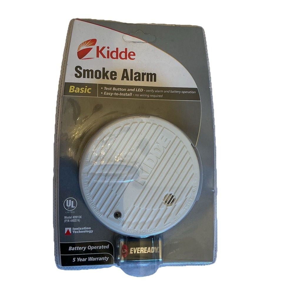 Kidde Smoke Alarm Basic General Use Model 0915K‎ NEW Factory Sealed